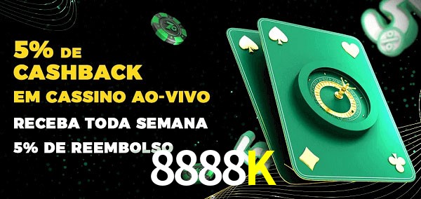 Promoções do cassino ao Vivo 8888K